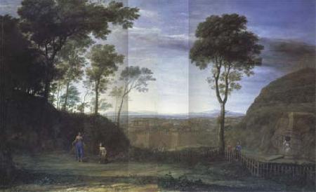 Claude Lorrain Landscape with Christ and the Magdalen (mk17) oil painting image